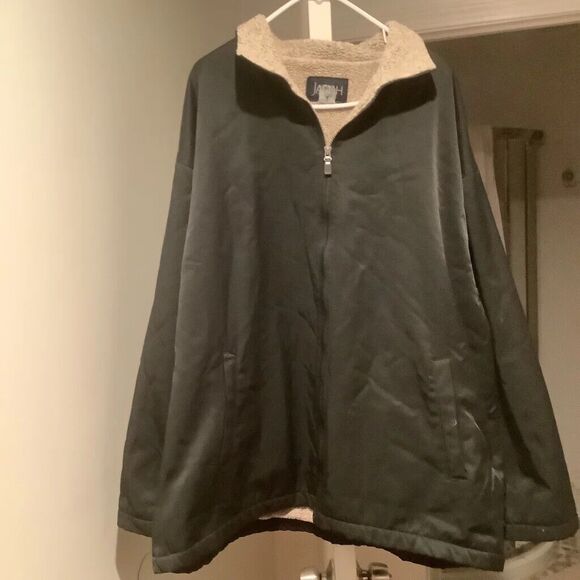 Jamah fleece Sherpa jacket lined soft warm poly shell size xxl 2xl rainwear Tech - Picture 5 of 5